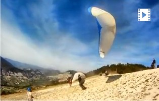 Paragliding in France