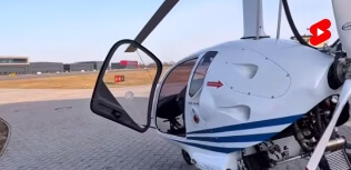 Lot testowy wiatrakowcem