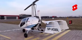 Lot widokowy wiatrakowcem